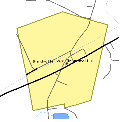 Branchville map