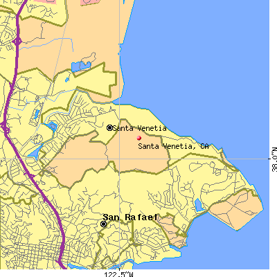 Santa Venetia map