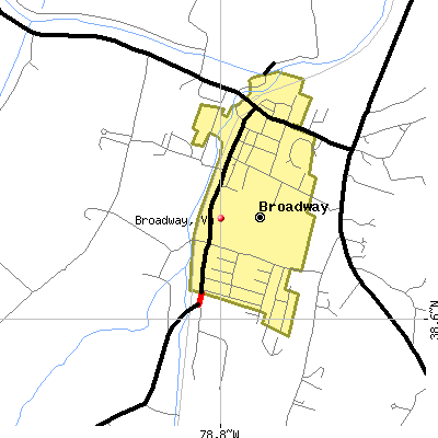 Broadway map