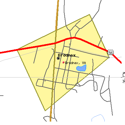Brodnax map