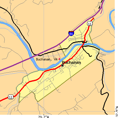 Buchanan map