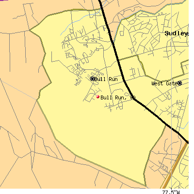 Bull Run map