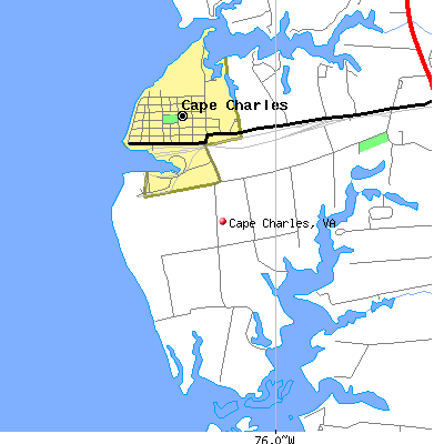 Cape Charles map