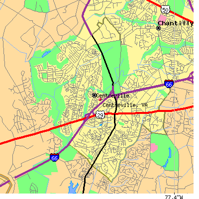 Centreville map