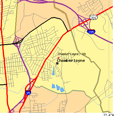Chamberlayne map