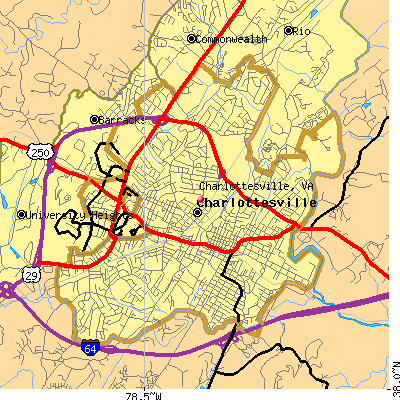 Charlottesville map