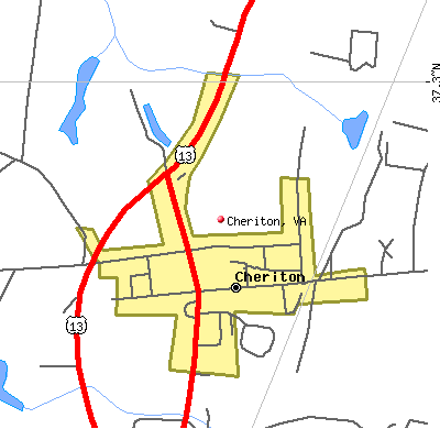 Cheriton map