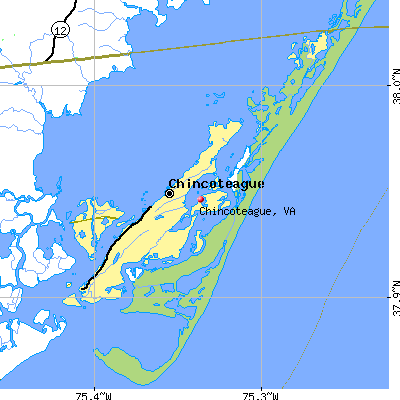 Chincoteague map