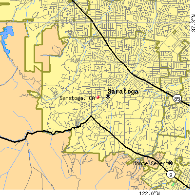 Saratoga map