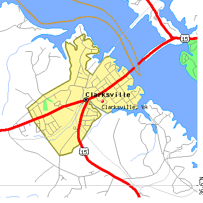 Clarksville map