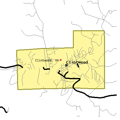 Clintwood map