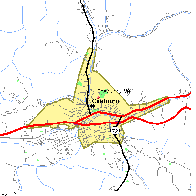Coeburn map