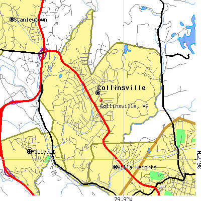 Collinsville map