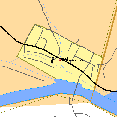 Columbia map