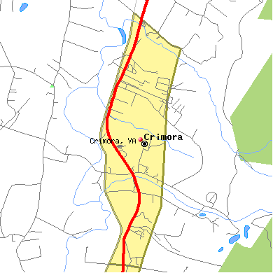 Crimora map