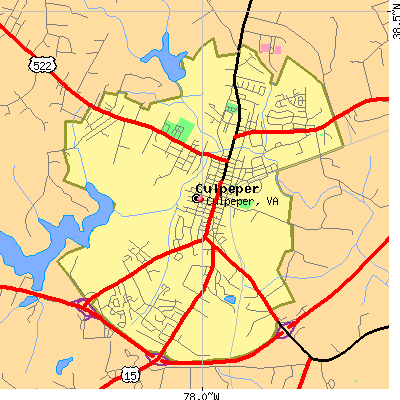 Culpeper map