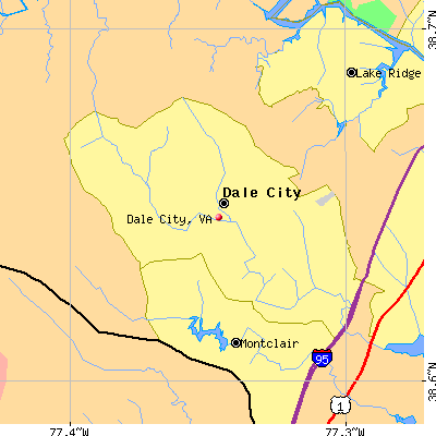 Dale City map