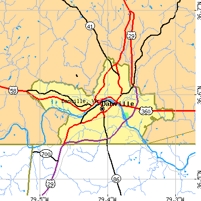Danville map