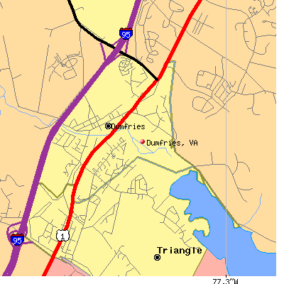 Dumfries map