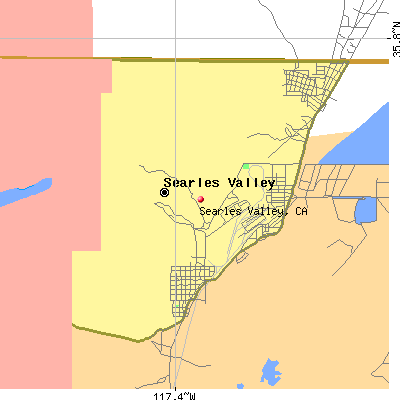 Searles Valley map