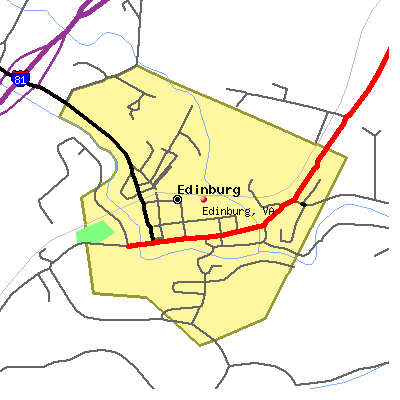 Edinburg map