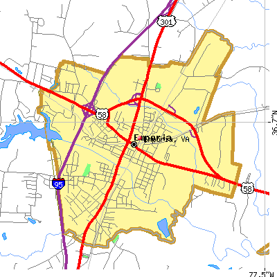 Emporia map