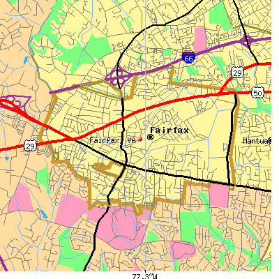 Fairfax map