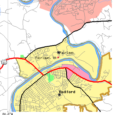 Fairlawn map
