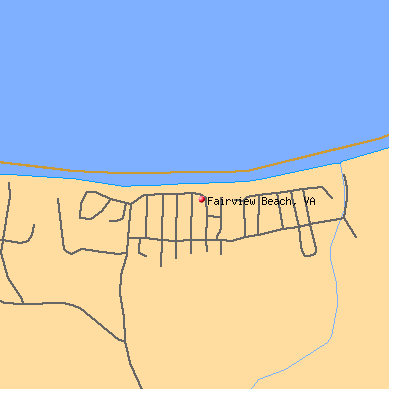 Fairview Beach map