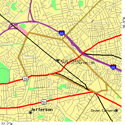 Falls Church map
