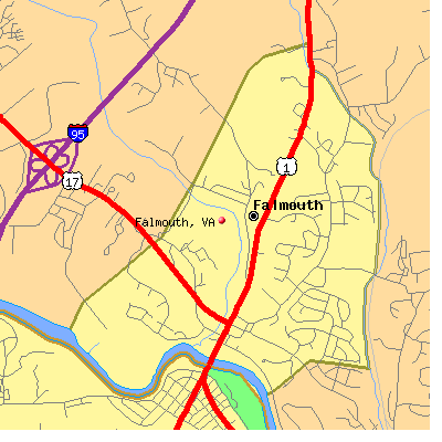 Falmouth map