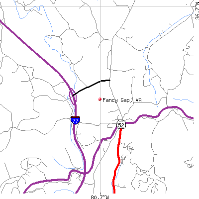 Fancy Gap map