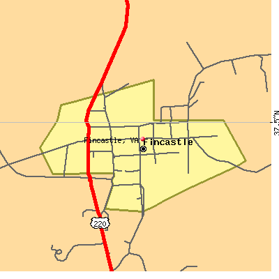 Fincastle map