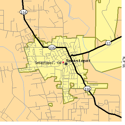 Sebastopol map