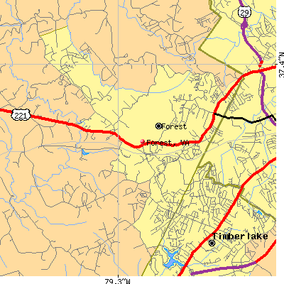 Forest map