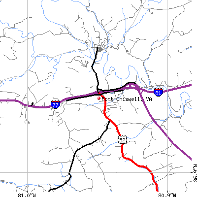 Fort Chiswell map