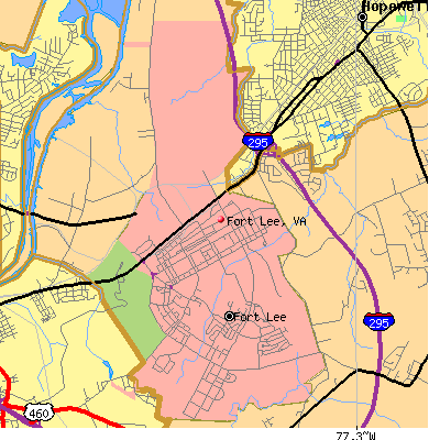 Fort Lee map