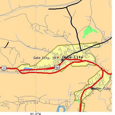 Gate City map