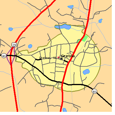 Gretna map
