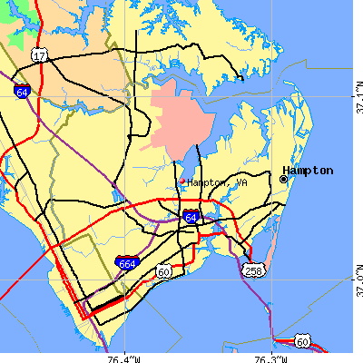 Hampton map
