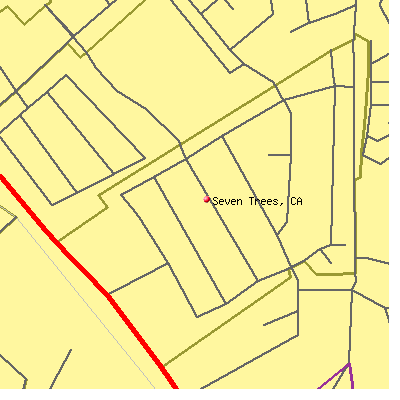 Seven Trees map