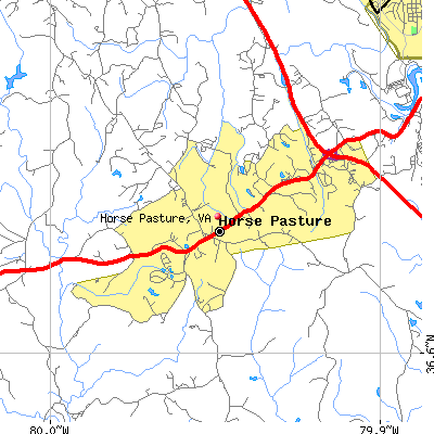 Horse Pasture map