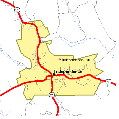 Independence map