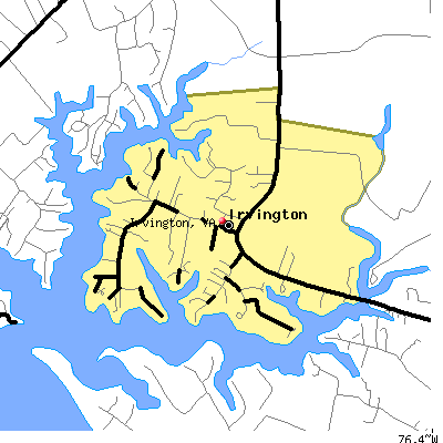 Irvington map