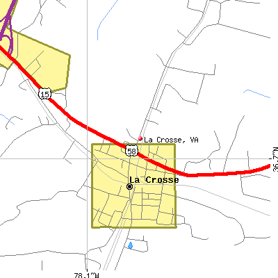La Crosse map