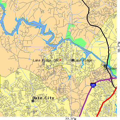 Lake Ridge map