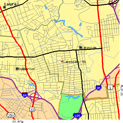 Lakeside map