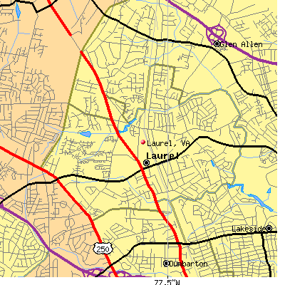 Laurel map