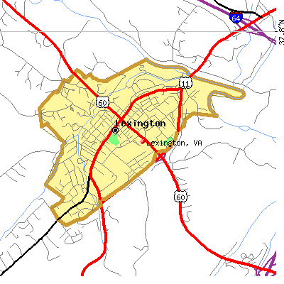 Lexington map