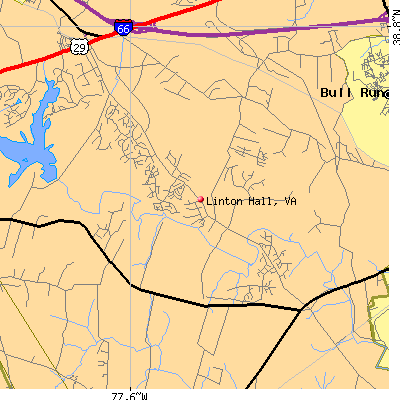 Linton Hall map